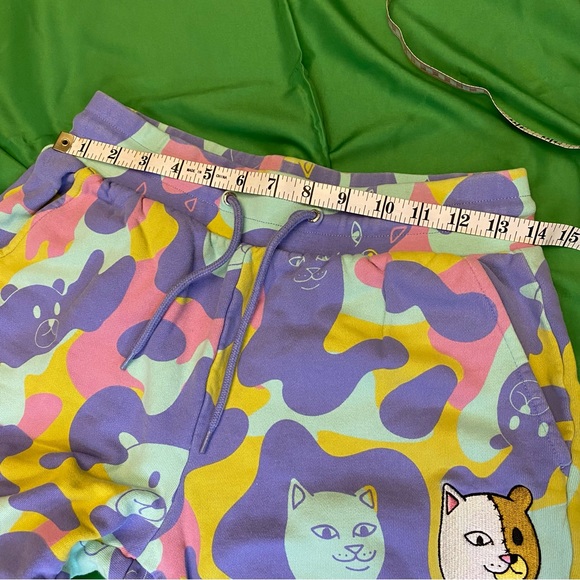 Teddy Fresh x Ripndip collar 2.0 Camo sweatpants size S joggers - Picture 9 of 10